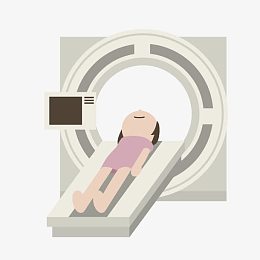 卡通核磁共振检查