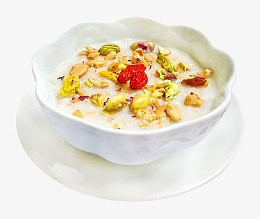 坚果牛奶燕麦粥