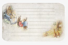 兔子一家纸条便签纸