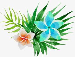 矢量手绘植物