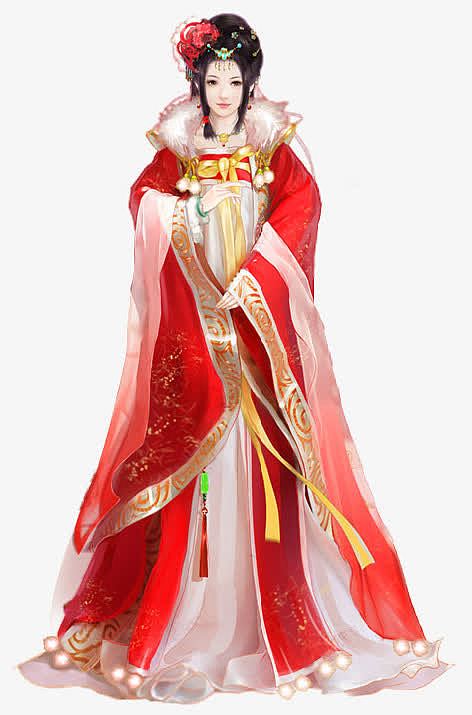 古代人物美女素材-古代人物美女图片元素-觅元素