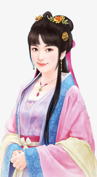 古代美女素材免费下载_觅元素