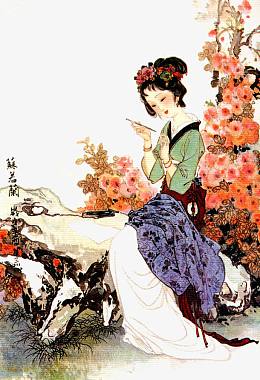 美女肖像画