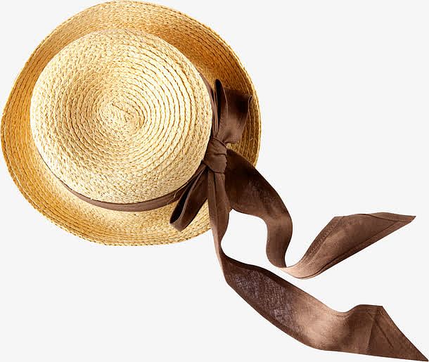 夏日沙滩海报太阳帽