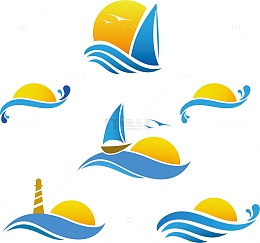 太阳和大海