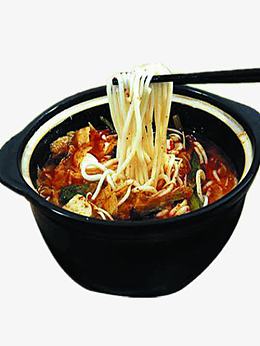 麻辣砂锅米线素材
