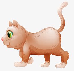 走路的猫咪