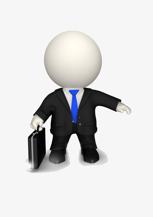 商务小人免抠素材免费下载_觅元素51yuansu.com