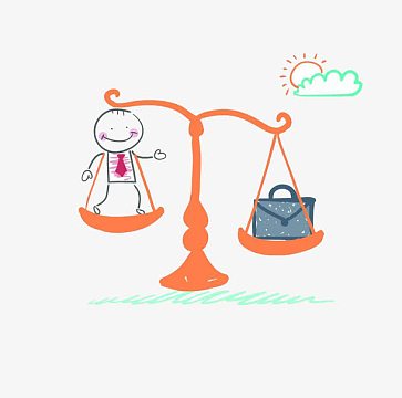 手绘商务天平png卡通小人拿着喇叭宣传epspng可爱卡通男生手绘漫画