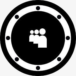 按钮圈音乐聚友网网络圆形的社会
