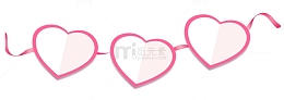 简约唯美心形优惠券促销产品边框