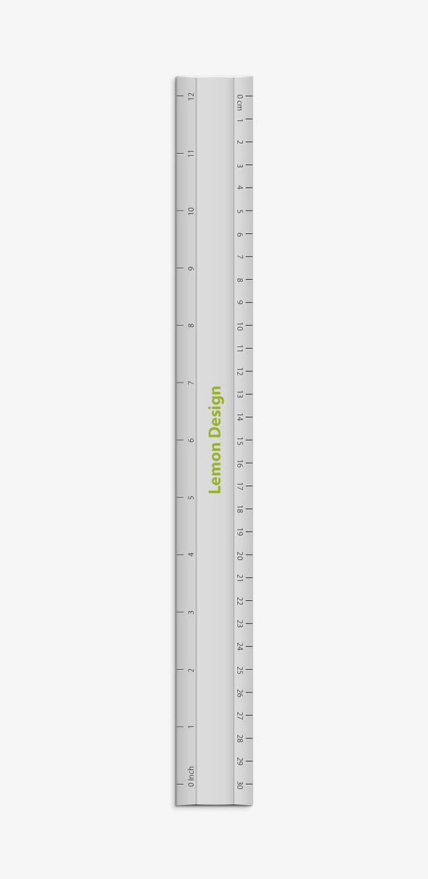 白色直尺