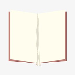 敞开的的书本矢量