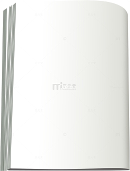 白色书本书页可作背景