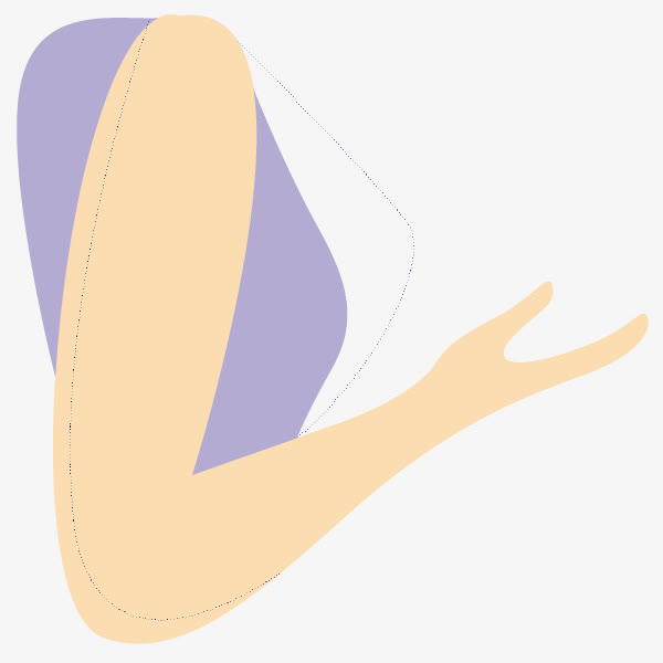 矢量女人身体胳膊手臂