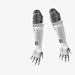 白色的机械手臂