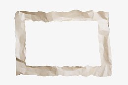 白色皱纹纸边框