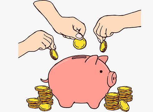 把金币放到存钱罐