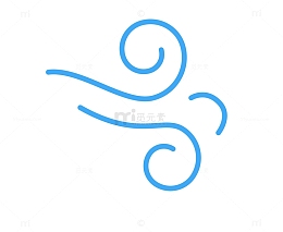 矢量风速气球PNG图片