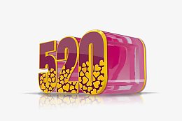 520字体设计PSD分层素材
