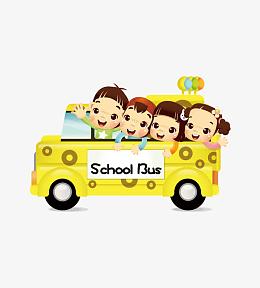 卡通儿童巴士