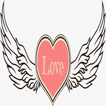 爱心翅膀