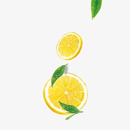 柠檬片新鲜水果