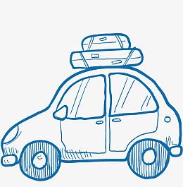 手绘汽车