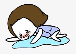 女孩委屈大哭表情免抠素材