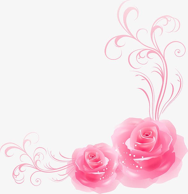淡粉色花朵