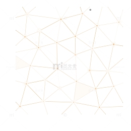 矢量红色立体三角透视网格线条