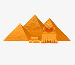 埃及金字塔卡通素材