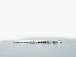 如绘画般的雪山风景