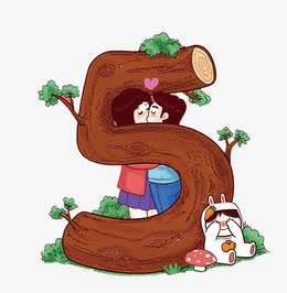 矢量木婚5周年
