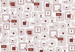 矢量精美科技芯片造型无缝背景