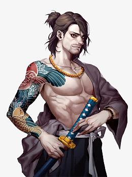 优雅的日本武士