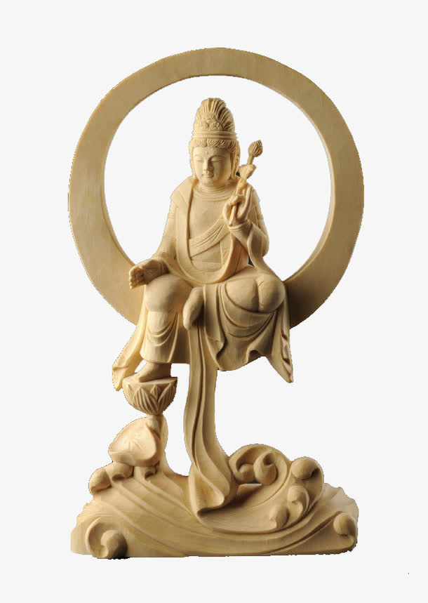 佛像木雕素材免费下载_觅元素