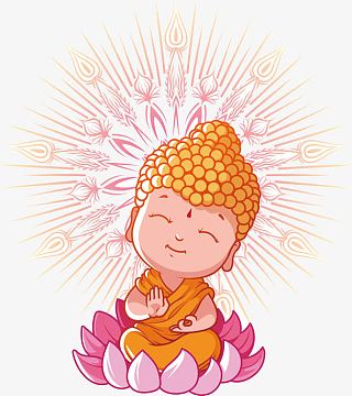 矢量儿童佛像png向上走的小人png卡通手绘人物手势矢量素材aipng人物
