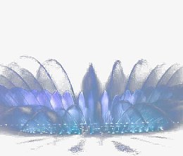 优美喷泉水柱