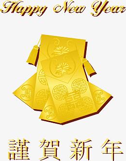 矢量新年红包袋元素
