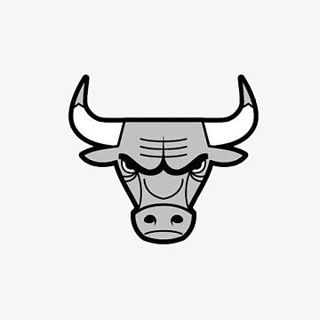 手绘卡通牛头形象