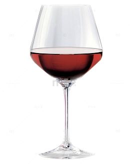 装着红酒的高脚杯