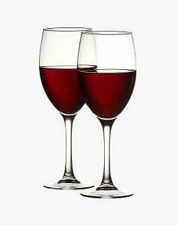两个红酒杯