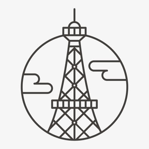巴黎城市图标