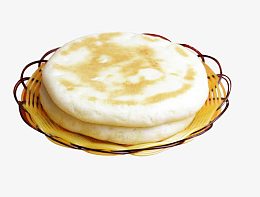 篮子中的面饼图片