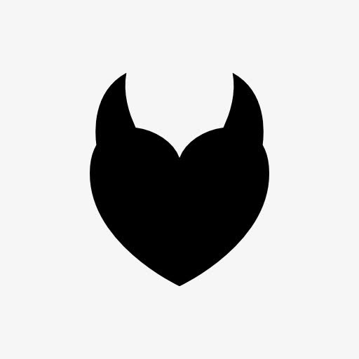 心形恶魔图标