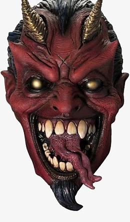 面目狰狞的可怕恶魔