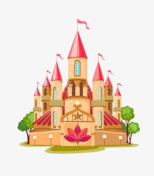 童话梦幻城堡素材_童话梦幻城堡图片元素-觅元素