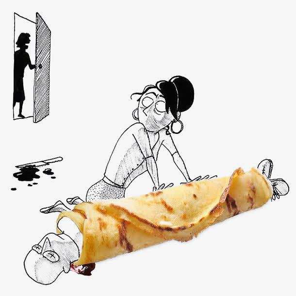 关键词 : 美食,简笔画,插图,厨房,幽默故事,女人,小刀[声明] 觅元素