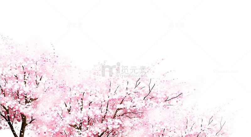 樱花树装饰图案